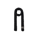 handmade crochet muffler - black       