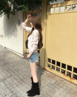 Flower hood jumper