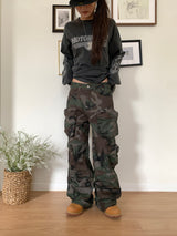 CAMOFLAGE POCKET PANTS
