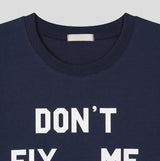 Fix Slogan Lettering Short Sleeve T-shirt