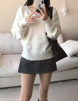 Checkered Mini Skirt Pants (2colors)