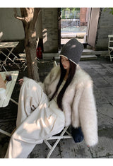 Ramswool Padded Fur Knit Jacket