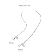 [925 silver] Un.silver.101 / ミニリジネックレス
