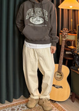 [virstyle original] INKKI two tuck Balloon Tapered Denim Pants 4COLOR