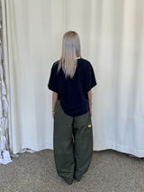 ジャーナルダブルニーパンツ - オリーブ