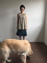 エスニックボタンアップブラウス(2color)
