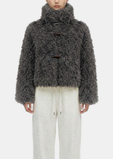 Eve Soft Fur Half-Neck Jacket