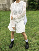 Airy Bloom Flower Zip-Up (3c)
