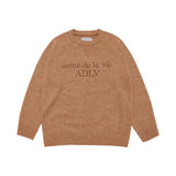 25FW BASIC LOGO KNIT ORANGE