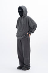 Argen Shine Embroidered ピグメントフーディー
