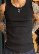 Cuffed Ribbed Muscle Fit Daily Nash 3COLOR