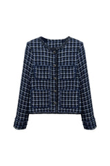 COMELY TWEED JACKET / BLACK