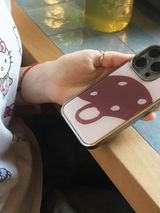 [ORDER MADE] BIG MUSHROOM CASE - PINK