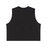 25SS UGLY HEART CROP SLEEVELESS BLACK