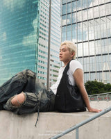 ショルダーバッグ BLACK L  | TAG K SILVER (FREE)