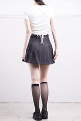 Elysium Belt Pleated Skirt
