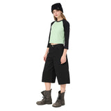 BTB : SANP BUTTON BERMUDA SHORTS [SHADOW BLACK]