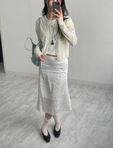 Will You See-through Round Neck Cardigan