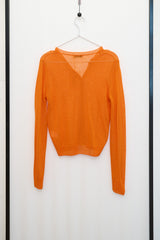 Color Light Cardigan (Orange)