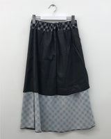 メロウシフォンチェッカースカート (2 Colors)