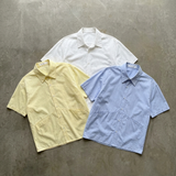 Structured Diagonal Seam Shirt