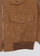 POCKET SUEDE BLOUSON