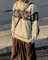 Frost nordic pattern knit