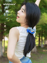 Large intestine hair ring female niche design hair rope headband simple