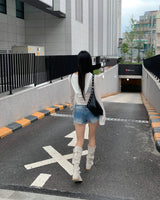 リネン フリップフロップ ブーツ