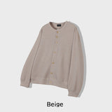 Soba Ribbed Round Cardigan