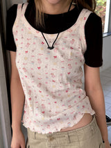 ribbon & bear sleeveless 