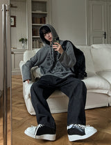 Anthony rivet denim pants
