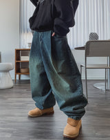 ケンタリベットピンタックバルーンデニムパンツ