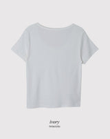 Soft Modal Basic Short Sleeve T-shirt (6color)