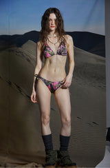 WOOD BIKINI-PINK