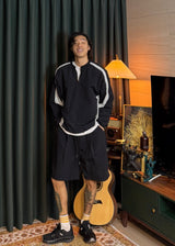 Side Pin-Tuck Shorts 2COLOR