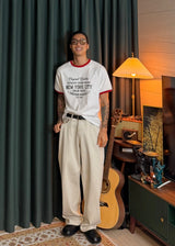 Cotton wide Color Pants 2COLOR