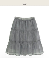 tow 20% chiffon midi - SK
