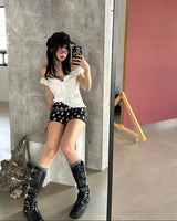 Star Kitchen Banded Waist Shorts