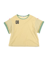 BUTTON DOUBLE SLEEVE T (YELLOW)