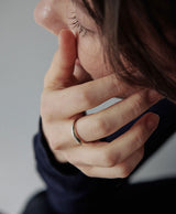 [925 silver] Cinq.silver.205 / mini soar ring (silver)