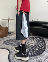 Rocky Spider Bermuda Denim Pants