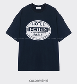 Ritel Paris Printing Round Overfit Short Sleeve