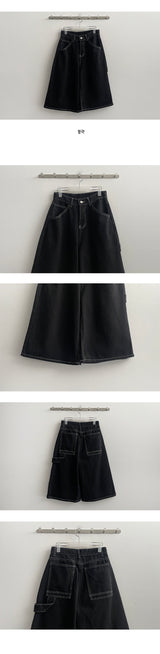 シトルスティッチカーペンターバミューダパンツ (1 color)