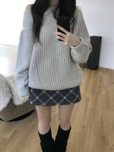 ハーシーチェックスカートパンツ(2 colors)