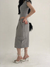 Cubic Bermuda pants