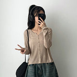Teak Daily ボタンニットカーディガン