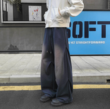 ウォッシュドスウェットワイドトレーニングパンツ