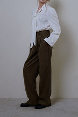 Fable scarf blouse_ivory