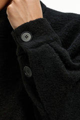 Curly Wool Buckle Jacket